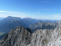 Gipfelblick zu den Leonganger- und Loferer Steinbergen