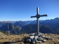 Krapfenkarspitze Gipfelkreuz